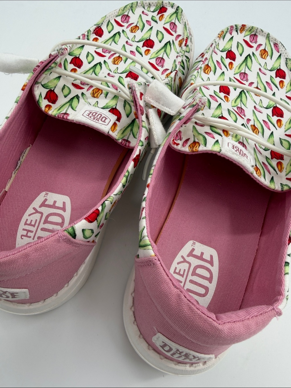 HEYDUDE Women's Size 11.0 Wendy Tulip Bouquet Slip-On Loafer - Picture 13 of 16